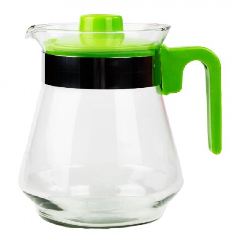 JY-1500 Чайник 1500мл стекло с пластиковой крышкой
