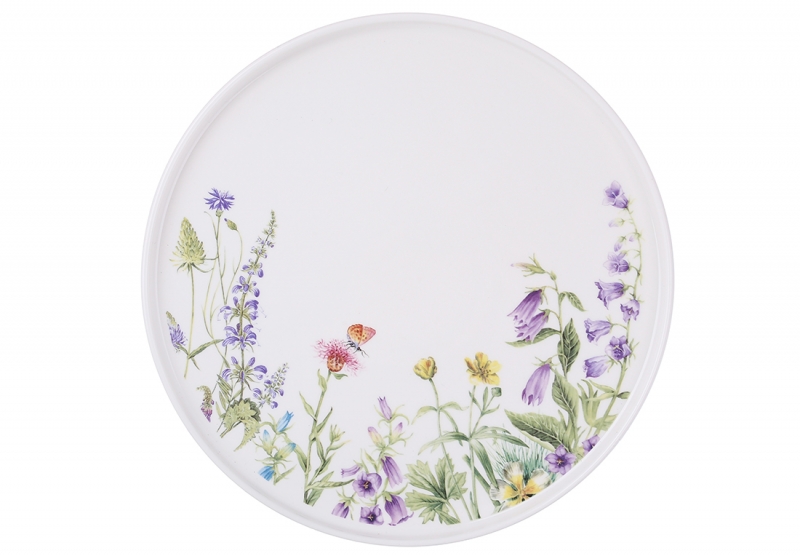 K030 Тарілка порцелянова обідня D25.5см Floral