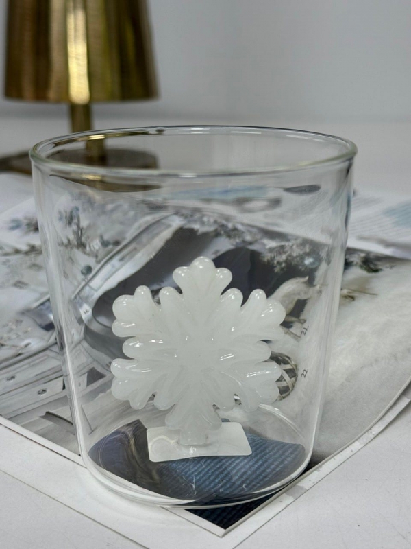 102-1177 Склянка з подвійними стінками 360мл Сніжинка