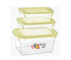 62к Контейнер пищевой с ручками 3пр/наб 0.55/0.95/2.0л
