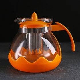 JY-303 Чайник 1500мл стекло с пластиковой крышкой