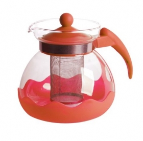 JY-303 Чайник 1500мл стекло с пластиковой крышкой